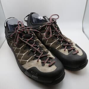 Salewa MS Alp Trainer Walnut Boots Mens Size 10 Gore Tex Hiking 63023/7500